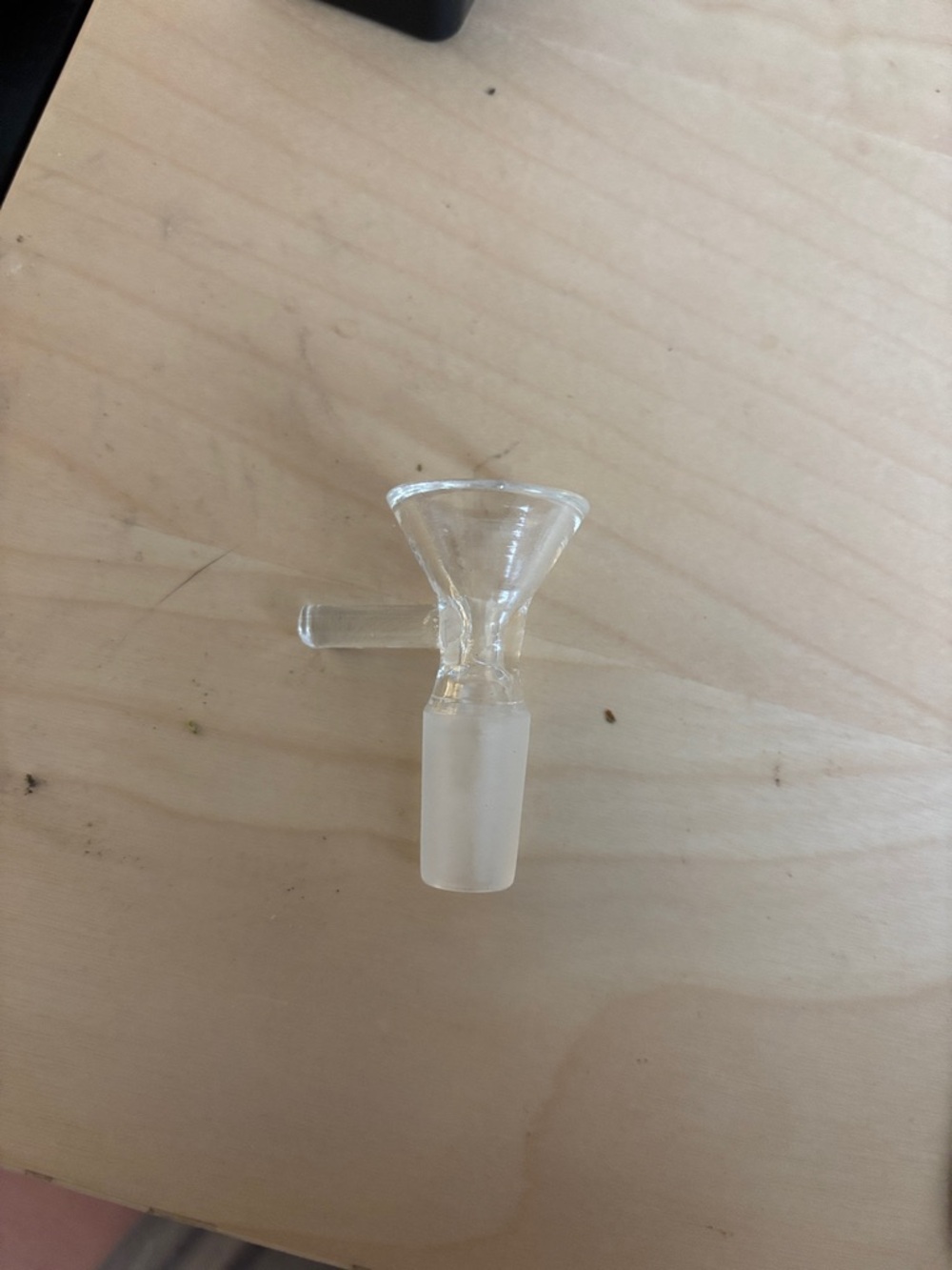 Clear Glass Bowl Slide - Clear